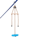 52 Ft Backyard Zipline Kit For Kids And Adults Up To 330 Lb With Quick Setup Swing Seat Handlebar Nylon Safety Harness