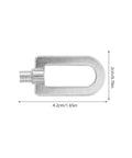Aluminum Dent Repair Welder Puller Kit 10 Pcs 4mm Pulling Ring Set For Auto Body Dents heavy-duty ring, 4.2cm x 2cm