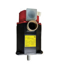 Front view of a Three Phase Permanent Magnet Synchronous AC Servo Motor Pro Grade With Closed Loop Control For Precise Positioning.