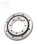 External Teeth Gear Slewing Ring Bearing With Ball Bearing 011.20.250 view showing gear teeth and mounting holes