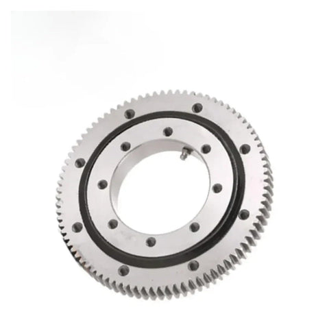 External Teeth Gear Slewing Ring Bearing With Ball Bearing 011.20.250 view showing gear teeth and mounting holes