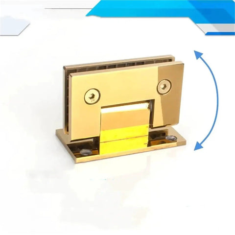 Sturdy 304 Stainless Steel Frameless Glass Hinge Clip Solid Precision Cast 90 Degree T Shape For Shower Enclosures Durable