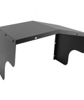 Heavy Duty Steel EV Charger Roof Cover Universal Wall Mount Awning For Standard Charging Stations nearby with smooth edges.