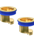 2 Pack Floor Drain Odor Stopper And Backflow Preventer, Brass One Way Anti Odor Check Valve For 1.28 To 2.08 Inch Drains