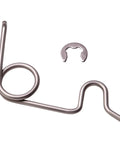 Premium Stainless Steel Fuel Door Spring Fits 2007-2020 Toyota Tundra Gas Tank Valve Flip Lever, spring and clip components.