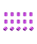 Dope Purple Aluminum M3x6mm Round Standoff Spacers Female For Drones FPV Quadcopter Racing RC Multirotors DIY 15 Piece Set