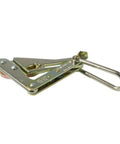 Chicago Grip For Bare Wire With Three Inch Jaw, V Groove Cable Clamp, 8-6 AWG Copper, Max Safe Load 1500 Pounds, Made In USA