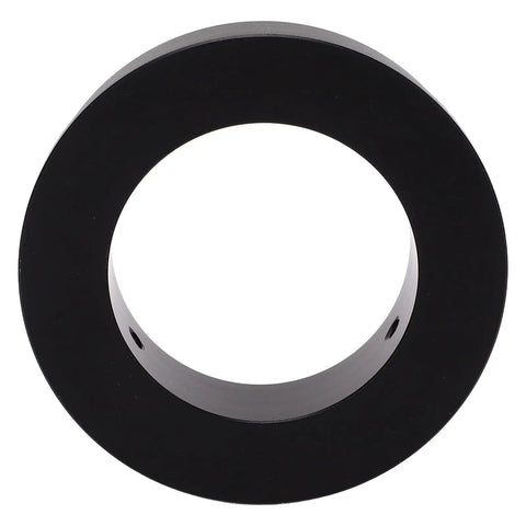 Aluminum 76mm To 50mm Stereo Microscope Camera Adapter Ring For 120X 180X 300X Monocular C Mount Lens Video Microscope Converter, top view