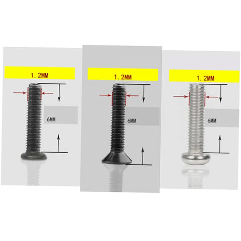 Slick Miniature Screw And Bolt Assortment Kit In Clear Storage Case For Handymen And Weekend Warriors Seeking Quick Home Repair And Fine Mechanics - 2mm bolts in various finishes.