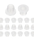 Flanged Sleeve Bearings Nylon Bushings 6mm Bore 8mm OD 8.1mm Length White Self Lubricating Plastic Bearings Pack of 20