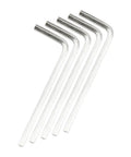 Straight Up Badass High Speed Steel Hole Saw Set 5 Piece Drill Bit Kit Includes hex wrenches for tool adjustments.