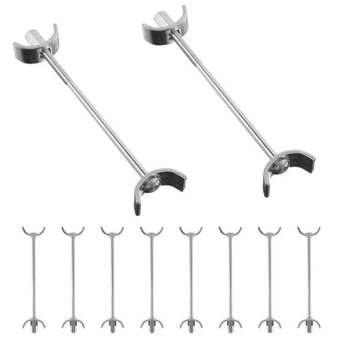 Galvanized Steel Countertop Joiner Connectors Kit Of 10 For Benchtop And Furniture Drawbolt Style Fasteners