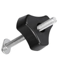 Close-up of Heavy Duty Quick Acting Hold Down Clamp Set For T Slot Track Systems Metal Woodworking Toggle Clamps For Router Table And Workbench
