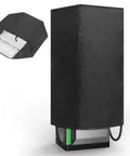 Heavy Duty Outdoor EV Charger Post Cover With Kickass Waterproof And Dustproof Shell For Secure Universal Fit And All Season Protection That Just Goes The Distance On Your Electric Car, matte black protective sleeve.