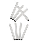 Aluminum Tent Pole Repair Tubes 8 Pack Connectors For Camping Hiking And Outdoor Adventures Sturdy Quick Fixes For Damaged Poles Universal Tent Model Compatibility Essential Tent Repair Accessory, front view