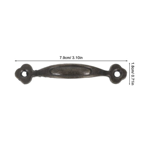 Rustic Zinc Alloy Cabinet Handles Set 10 Pieces For Kitchen Cabinets, Wardrobes And Drawers, Vintage Farmhouse Style Hardware Pulls