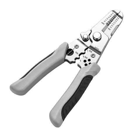 Top Rated Wire Stripper Pliers Manual Hand Tool For Electrical Repair Jobs With Textured Grip Handles ensuring secure control.