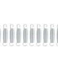 Heavy Duty Extension Springs 10 Pack Steel Barrel For Garage Doors And Ramps High Load Capacity Up To 50kg Tension Without Losing Elasticity, galvanized steel construction.