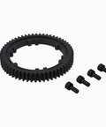 Composite Spur Gear 57T 0.8M For RC Cars ARA-1148 Upgrade with included screws, multicolored teeth for smooth power transfer and control.