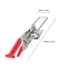 Heavy Duty T-Handle Draw Latch Kit For Car Hoods, Electrical Enclosures, Tool Boxes And More with red handle, 13cm length