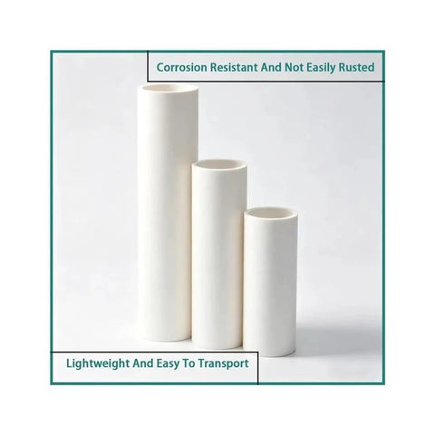 Heavy Duty Hardshell Cable Conduit 10 Pack Surface Mounted Electrical Wire Routing Pipes for Home Garage Workshop Renovations, lightweight design.