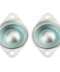 Heavy Duty 5/8 Inch Ball Transfer Units With Smooth Gliding Nylon Bearings For Conveyor Tables and Electronics Jigs showing two hole flange mounts.