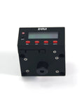Zhirui Multifunctional Digital Read Out DRO Feed Chart For Mini Lathe Machine Hobbyist Woodworking Craft Metric Imperial Conversion Reset Function Precision Data Display Five And Half Digit black handheld digital display with buttons on top.