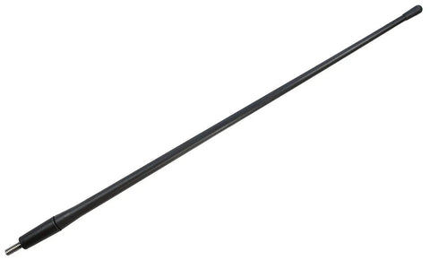 Beefy Longer All Terrain Rubber AM FM Antenna For Heavy Equipment Delivers Rugged Reception On Backhoes Dozers Excavators Graders Loaders Skid Steers Tractors Pavers Scrapers Shovels Harvesters And UTVs Fits All Models