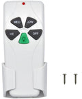 Ceiling Fan Remote Replacement For Harbor Breeze Hampton Bay, 303.9MHz, 3 Speed With Light Dimmer, Remote Only, shown with wall mount and screws.