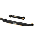 Black Brass Steering Links 14G Upgrade For 1/24 Scale RC Axial SCX24, CNC machined steering links
