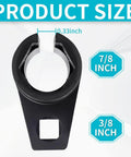 Offset O2 Sensor Socket 7/8 Inch (22mm) With 3/8 Inch Drive, Universal Fit For Vehicle Oxygen Sensor Removal And Installation, size details