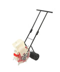 Hand Seed Spreader Roller Seeder For Farm And Garden Easy Push Dispenser With Large 8.27 Lb Seed Capacity Clear Window