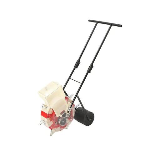 Hand Seed Spreader Roller Seeder For Farm And Garden Easy Push Dispenser With Large 8.27 Lb Seed Capacity Clear Window