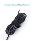 Heavy Duty Replacement Ac Dc Adapter Charger Compatible With Skil Cga24 And Bosch Electric Screwdrivers For Lightning Fast Charging Rock Solid Class Two Power Supply With Five Foot Cable wrapped with a reusable hook and loop fastener