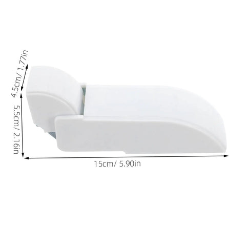 Beefy Heavy Duty Freezer Door Hinge With Strong Spring, Universal Chest Freezer Lid Replacement, side view, dimensions