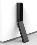 Heavy Duty Kick Down Door Stopper With Zero Drill Mount for secure use on wood, tile, vinyl, carpet, and concrete surfaces.