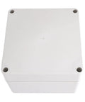 Top view of Rugged IP65 Waterproof ABS Electronics Enclosure for Outdoor Junction Box 120x120x90mm with sealing strip