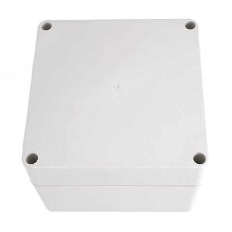 Top view of Rugged IP65 Waterproof ABS Electronics Enclosure for Outdoor Junction Box 120x120x90mm with sealing strip