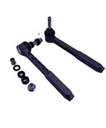 Heavy Duty Adjustable Bump Steer Outer Tie Rod Kit For Porsche 996 997 CNC Billet Aluminum detailed view with components.