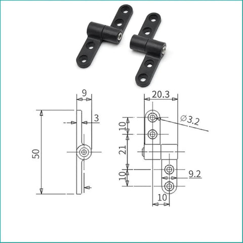 Adjustable Concealed Kitchen Cabinet Hinges With 360 Degree Rotation And Any Angle Positioning, technical drawing and measurements