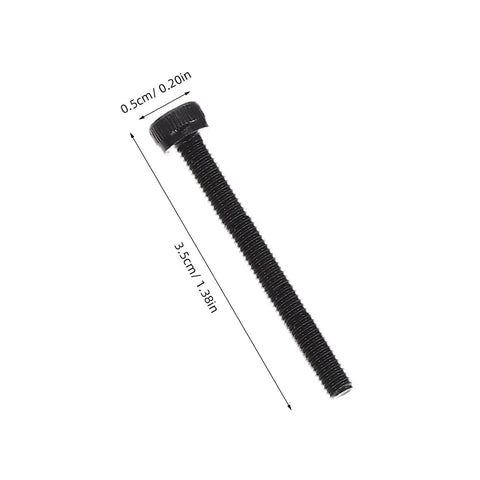1600Pcs Metric Socket Head Cap Screws Set with Hex Allen Drive shown in black carbon steel