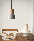Cool Concrete Pendant Light For Dining Room And Kitchen Bar Nordic Industrial Hanging Light Fixture
