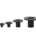 Heavy Duty Socket Adapter Kit 4PCS With Magnetized Design For Tight Spaces Perfect For Mechanics And Car Repairs Including 3/8 To1/2 And Other Sizes For Easy Use And Compact Storage, 4 black chrome molybdenum steel adapters