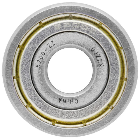 Two Pack 5200ZZ Double Row Angular Contact Ball Bearings 0.393 Inch Inner Diameter By 1.181 Inch Outer Diameter 0.563 Inch Width Shielded ZZ
