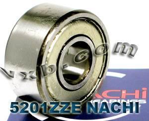 5201ZZE Nachi 2 Rows Angular Contact Bearing 12x32x15.9 Bearings - VXB Ball Bearings