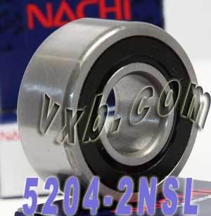 5204-2NSL Nachi 2 Rows Angular Contact Bearing 20x47x20.6 Bearings - VXB Ball Bearings