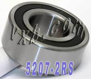 5207-2RS Sealed 35x72x27 Angular Contact Bearing - VXB Ball Bearings