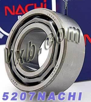 5207 Nachi Double Row Angular Contact Bearing 35x72x27 Japan Bearings - VXB Ball Bearings