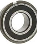 Side view of 5210CZZG MRC Bearing Service Beefy Angular Contact Double Row Ball Bearing 50 Millimeter Inner Diameter 90 Millimeter Outer Diameter Double Sealed Heavy Duty Precision Bearing For Industrial Machinery And Conveyor Systems.