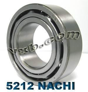5212 Nachi 2 Rows Angular Contact Bearing 60x110x36.5 Japan Bearings - VXB Ball Bearings